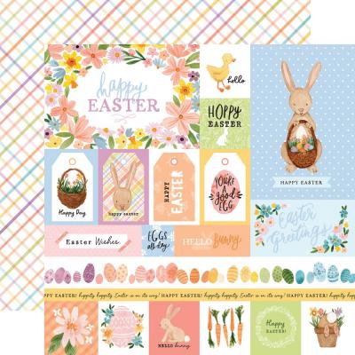 Echo Park My Favorite Easter Designpapier - Multi Journaling Cards